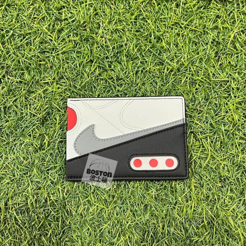Nike Air Max 90 Card Wallet 卡片夾 卡夾 信用卡 造型 圖案  橘黑白 三色-細節圖3