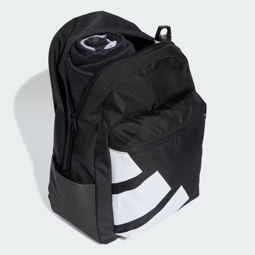 Adidas CLASSICS BACKPACK 愛迪達 後背包 書包 背包 外出包 黑 IX7989-細節圖4