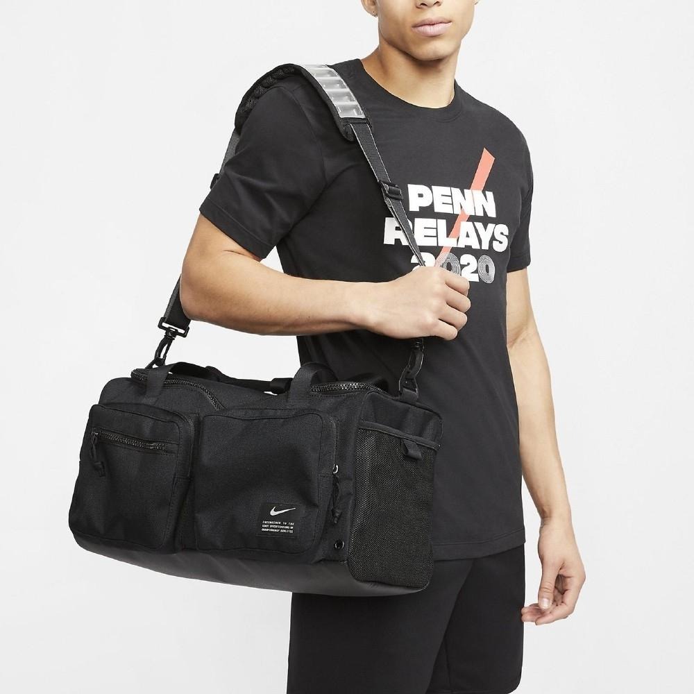 Nike Utility Power Duffel 手提包 健身包 肩背 旅行包 大容量 多夾層 黑CK2795-010-細節圖6
