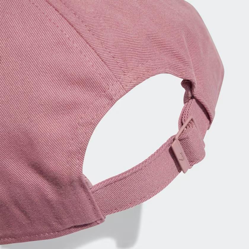 Adidas 三線 棒球帽 運動帽 老帽 休閒帽 帽子 刺繡logo 刺繡 紫色 II3512-細節圖4