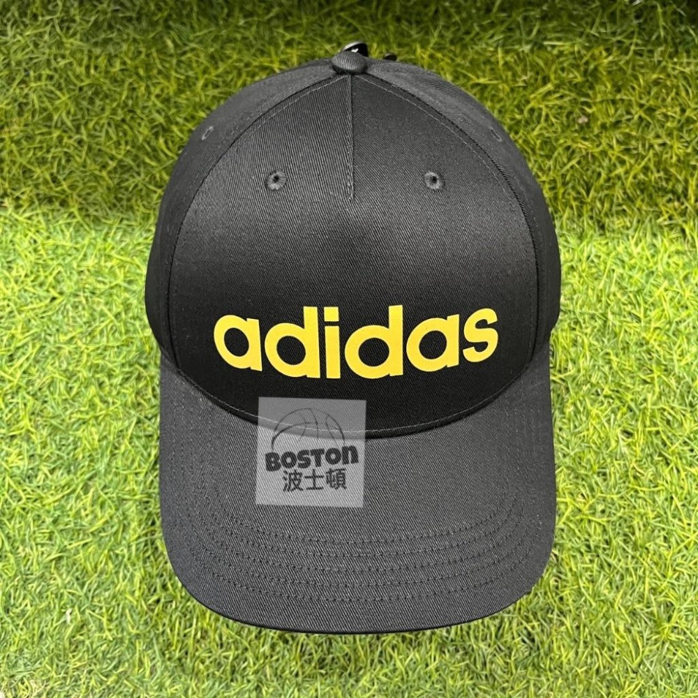 Adidas Daily Cap 帽子 遮陽帽 老帽 休閒帽 防曬 愛迪達 黑 JF4353-細節圖4