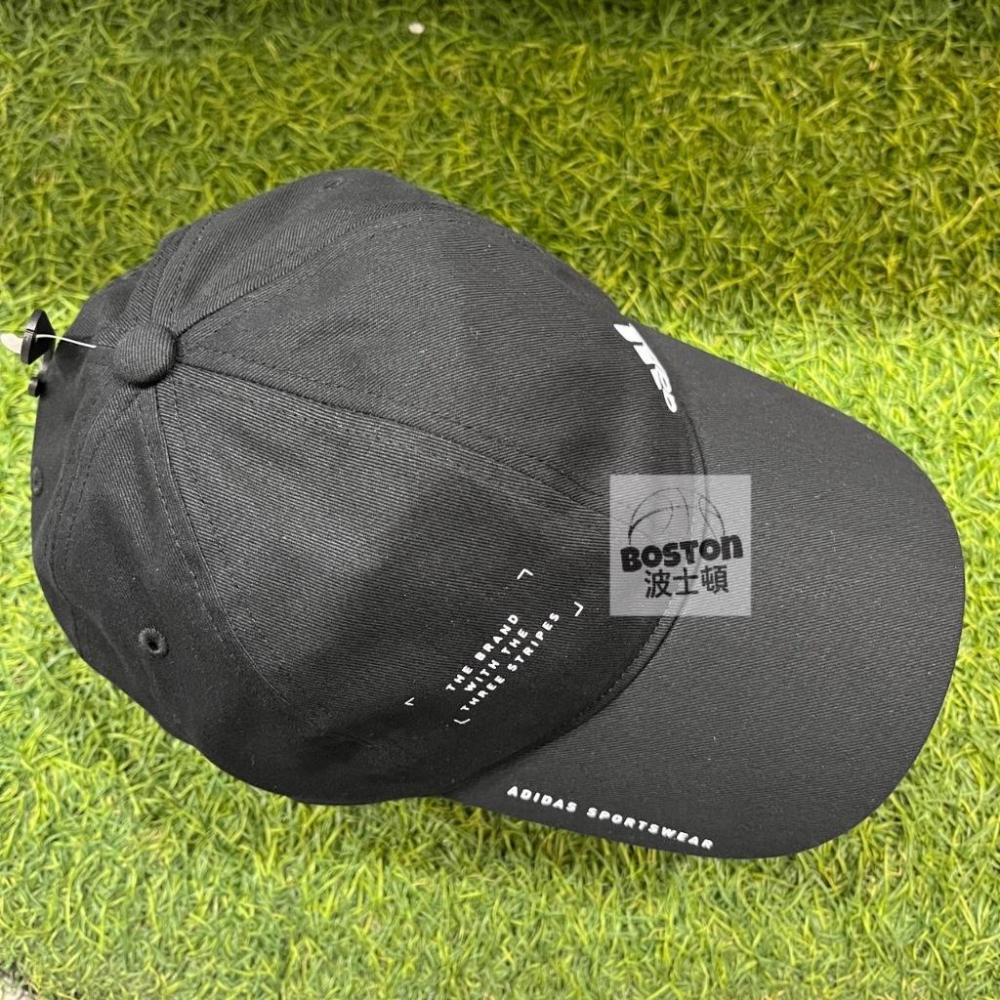 Adidas MH CAP 帽子 運動帽 鴨舌帽 遮陽帽 遮陽 經典 百搭 男款 黑 IM5230 OSFM 57-60-細節圖3