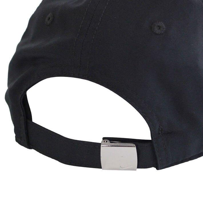 Nike Dri-FIT Club 金屬 Swoosh 軟帽 帽子 透氣 運動 透氣帽 運動帽 黑 FB5372 010-細節圖3