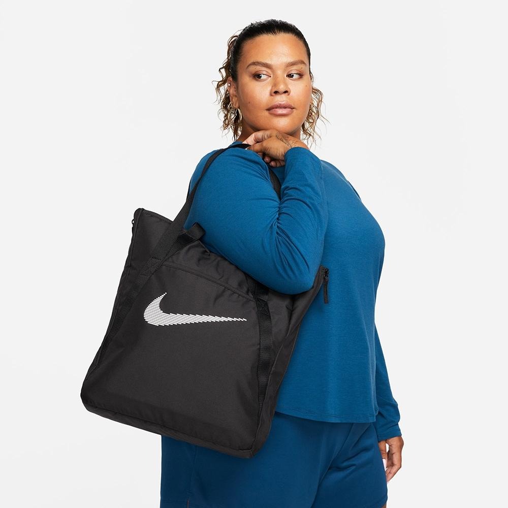 Nike GYM TOTE 手提袋 側背袋 斜背袋 手提包 托特包 側背包 斜背包 運動包 黑 DR7217-010-細節圖4