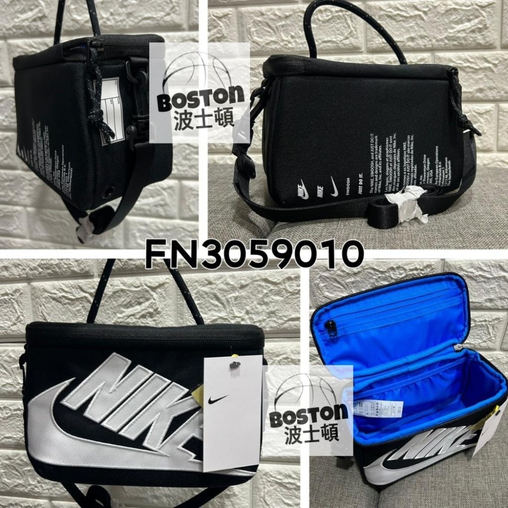 NIKE mini包 方包 小包 側背包 斜背包 肩背包 小方包 相機包 手提包 FN3059 黑 010 灰 012-細節圖7