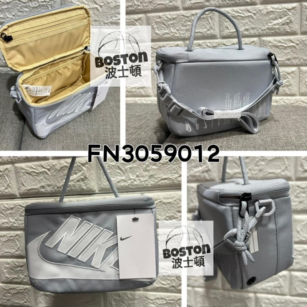 NIKE mini包 方包 小包 側背包 斜背包 肩背包 小方包 相機包 手提包 FN3059 黑 010 灰 012-細節圖8