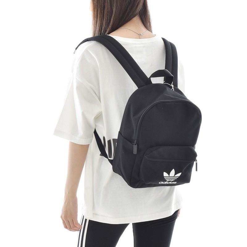 Adidas Originals Adicolor mini 三葉草 小後背包 書包 後背包 休閒包 黑色 GD4575-細節圖5