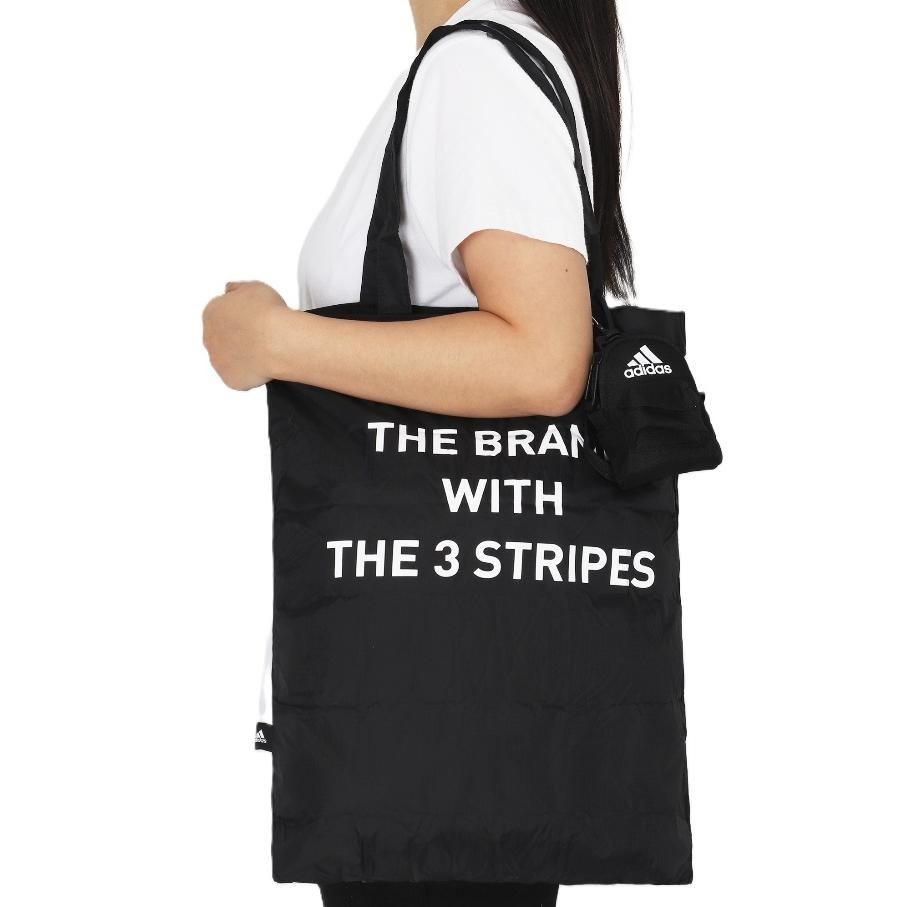 Adidas 隨身袋 托特包 環保袋 AirPod包 耳機包 零錢包 隨身包 黑 IB0294 綠 JH3728 酒紅-細節圖2