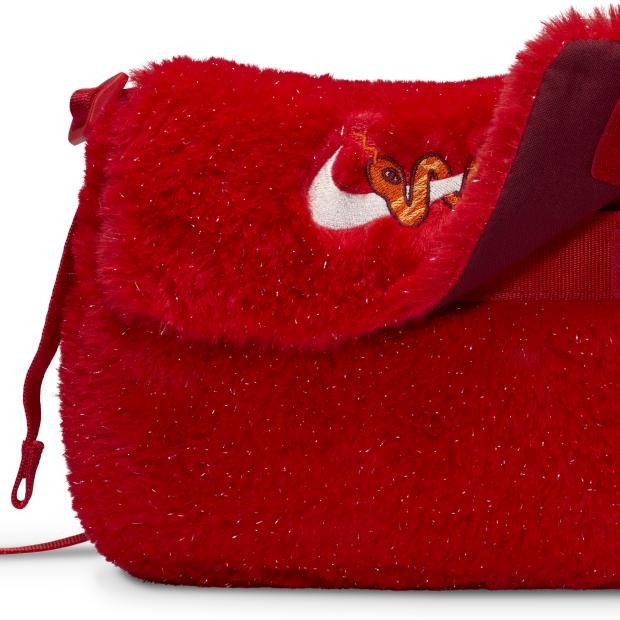 Nike CNY 靈蛇迎新 小包 方包 手機包 隨身背袋 肩背包 肩背袋 側背包 側背袋 紅 HV6119 657-細節圖5