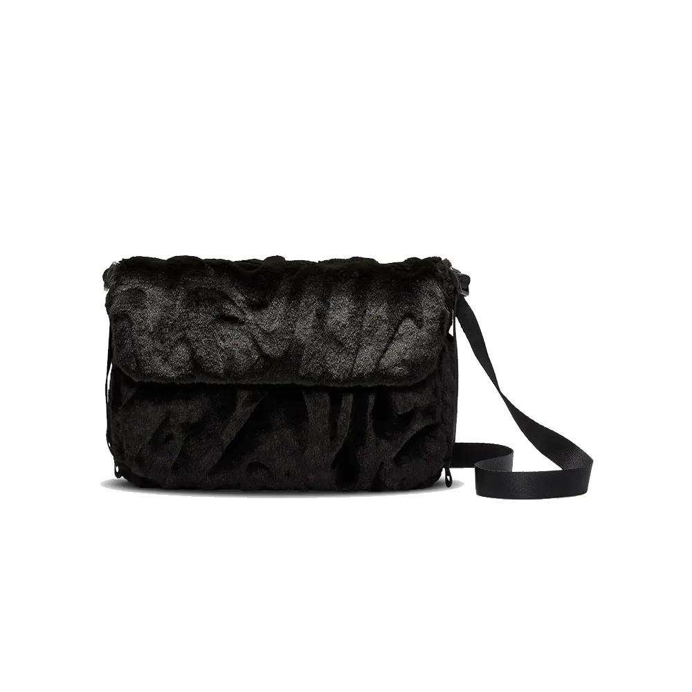 Nike NSW FTRA 365 FUR CRSBY 斜背包 毛毛包 側背包 外出包 黑 FZ1326 010-細節圖2