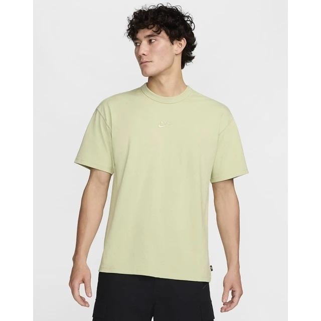 NIKE NSW PREM ESSNTL SUST TEE 短袖 運動 休閒 DO7393 灰藍 060 淺綠 371-細節圖2