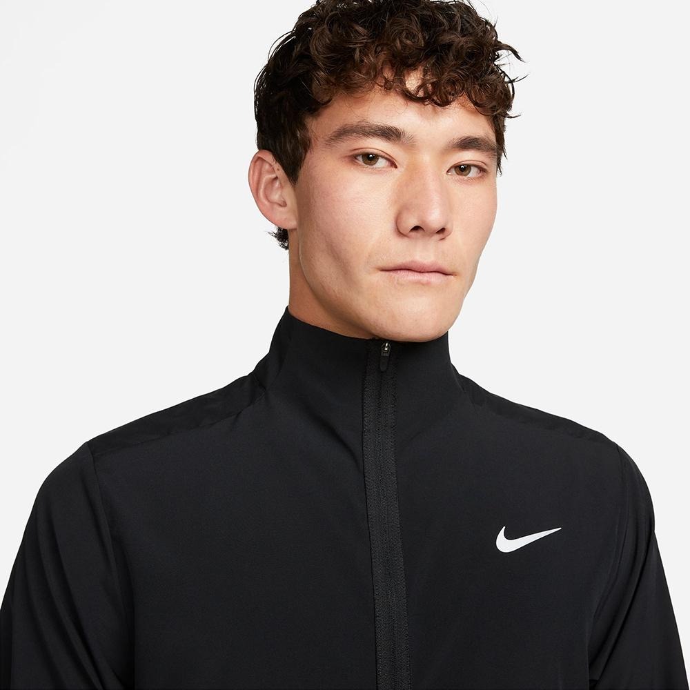 NIKE AS M NK DF FORM JKT 外套 慢跑 運動 運動外套  反光logo 黑 FB7500 010-細節圖5