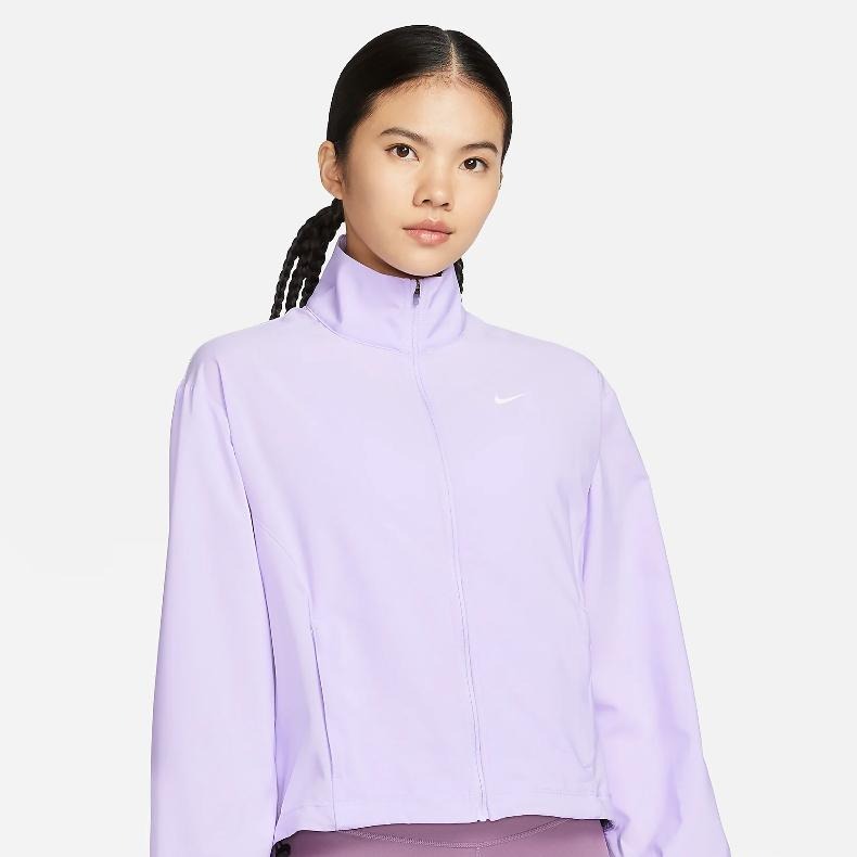 Nike Dri-FIT One 女款 外套 薄外套 輕便 透氣 涼爽 紫 FB5016 512 黑 010-細節圖4