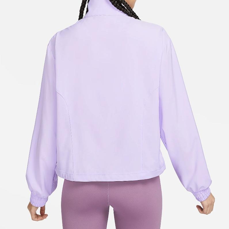 Nike Dri-FIT One 女款 外套 薄外套 輕便 透氣 涼爽 紫 FB5016 512 黑 010-細節圖5