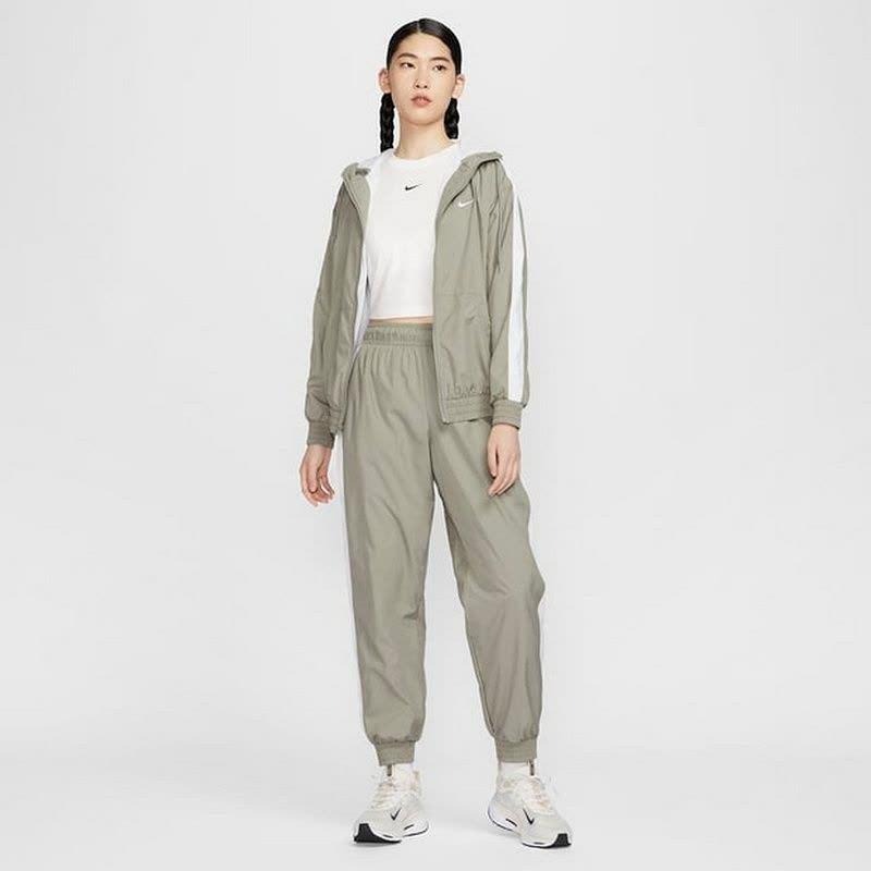 Nike Sportswear 外套 連帽 防曬 慢跑 休閒 外套 寬鬆 40+ FV6299 綠 320 米白 104-細節圖5