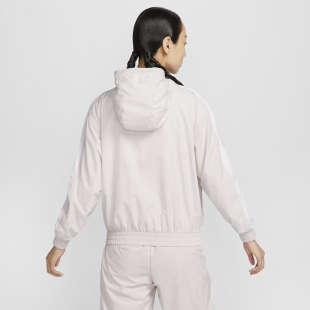 Nike Sportswear 外套 連帽 防曬 慢跑 休閒 外套 寬鬆 40+ FV6299 綠 320 米白 104-細節圖8