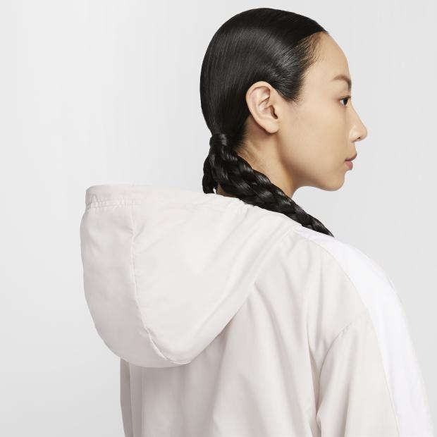 Nike Sportswear 外套 連帽 防曬 慢跑 休閒 外套 寬鬆 40+ FV6299 綠 320 米白 104-細節圖9