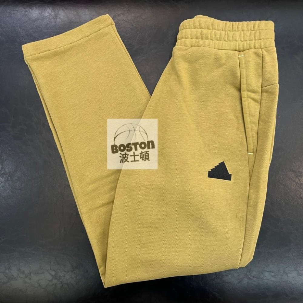 Adidas TH RAIN KN PNT 男款 長褲 運動褲 休閒長褲 棉褲 無縮口 卡其JI8676 黑JI8675-細節圖2