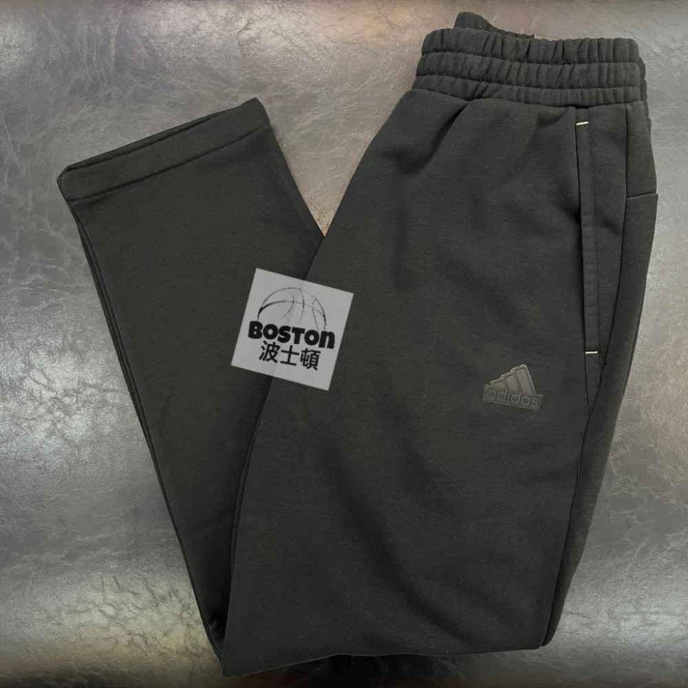 Adidas TH RAIN KN PNT 男款 長褲 運動褲 休閒長褲 棉褲 無縮口 卡其JI8676 黑JI8675-細節圖3