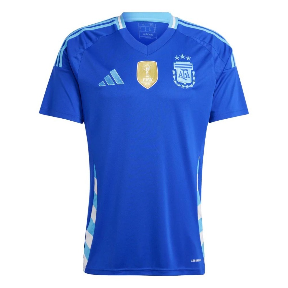 Adidas ARGENTINA 2024 AWAY JERSEY 男款 阿根廷 足球 上衣 客場球衣 藍 IP8413-細節圖4