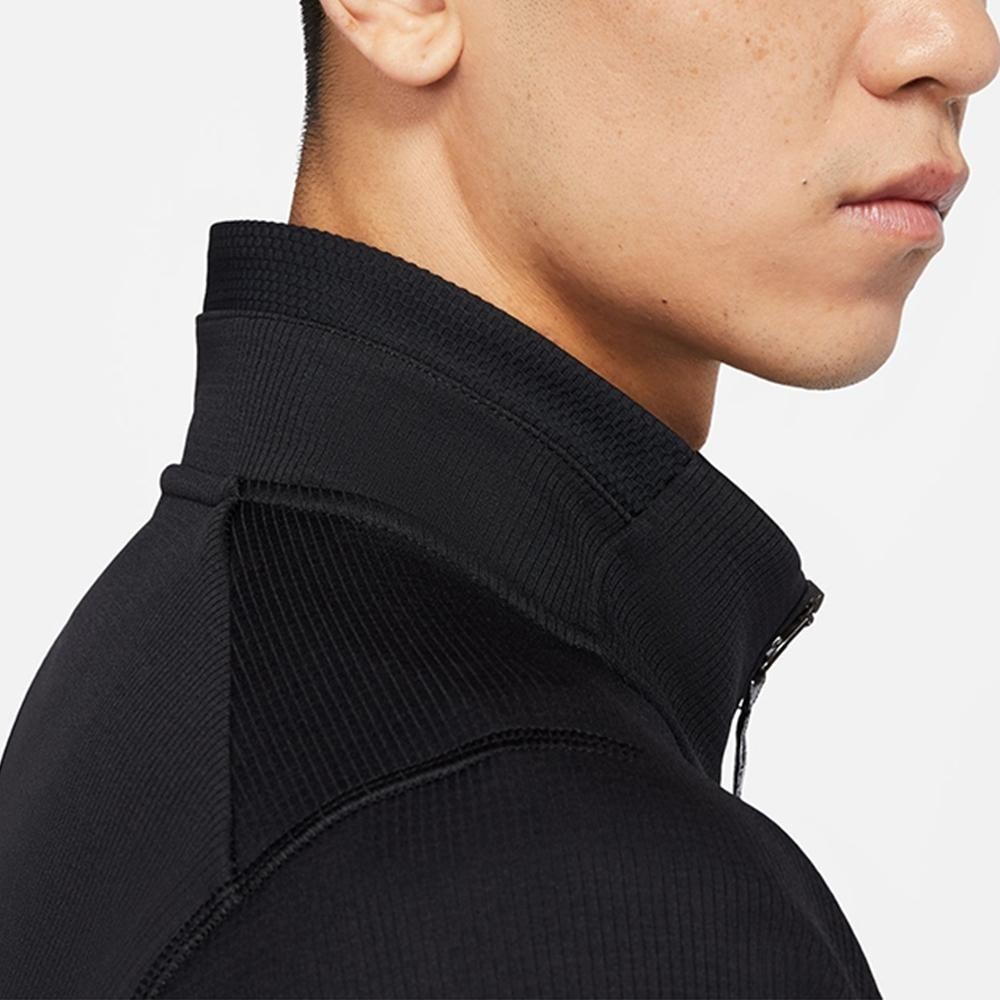 Nike AS M NK THRMA SPHR LS 男款 外套 內部微刷毛 立領外套 運動 黑 DM5941 010-細節圖5