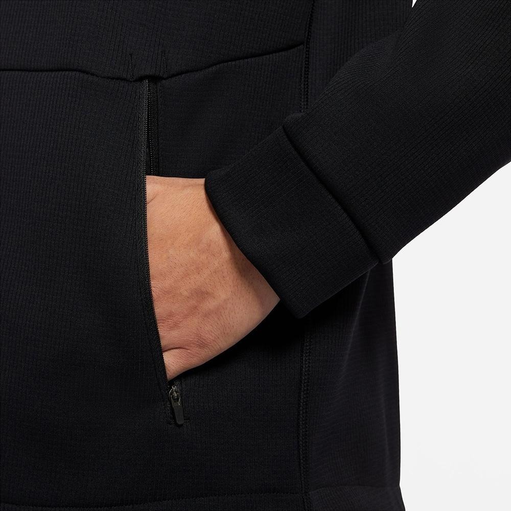 Nike AS M NK THRMA SPHR LS 男款 外套 內部微刷毛 立領外套 運動 黑 DM5941 010-細節圖6