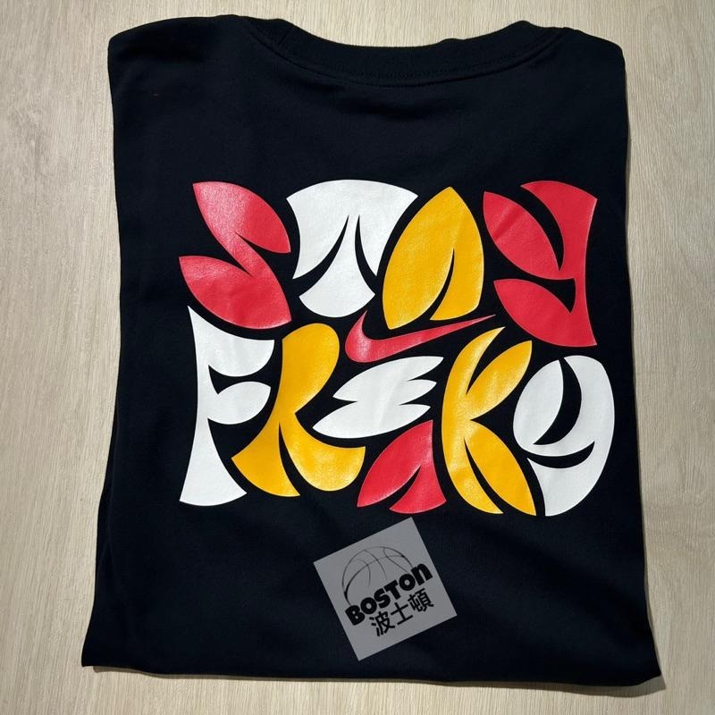 Nike Giannis 男款 Dri-FIT 籃球 T 恤 排汗 運動 短袖 黑 FJ2317010-細節圖2