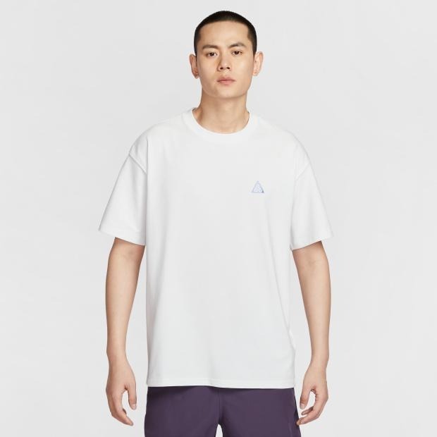 Nike NRG ACG 短袖 T恤 運動 休閒 吸濕 排汗 寬鬆 針織 厚磅 IF0371 黑 010 白 121-細節圖3