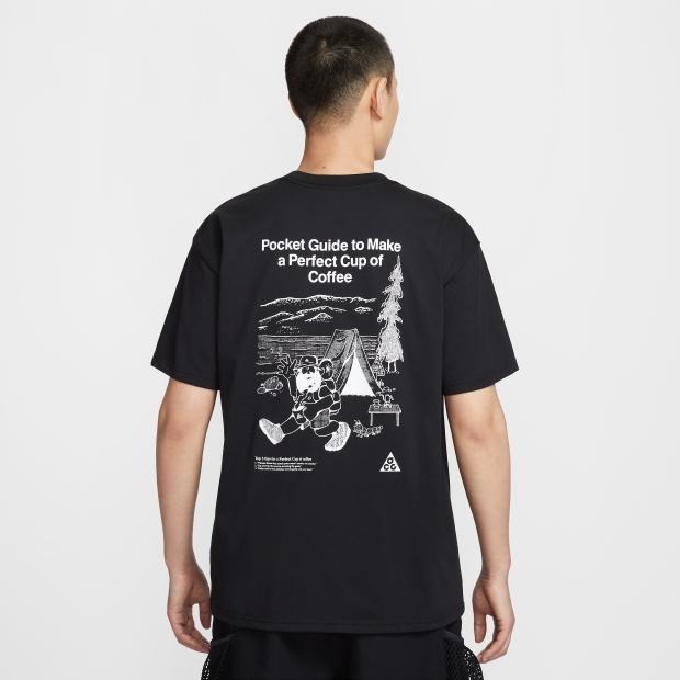 Nike NRG ACG 短袖 T恤 運動 休閒 吸濕 排汗 寬鬆 針織 厚磅 IF0371 黑 010 白 121-細節圖4