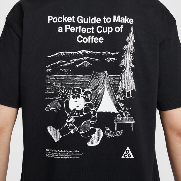 Nike NRG ACG 短袖 T恤 運動 休閒 吸濕 排汗 寬鬆 針織 厚磅 IF0371 黑 010 白 121-細節圖6