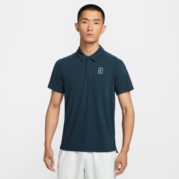 NIKE Dri-FIT 網球衣 Polo衫 運動衫 休閒 運動 網球 FZ6908 藍 478 黑 010 白 100-細節圖6