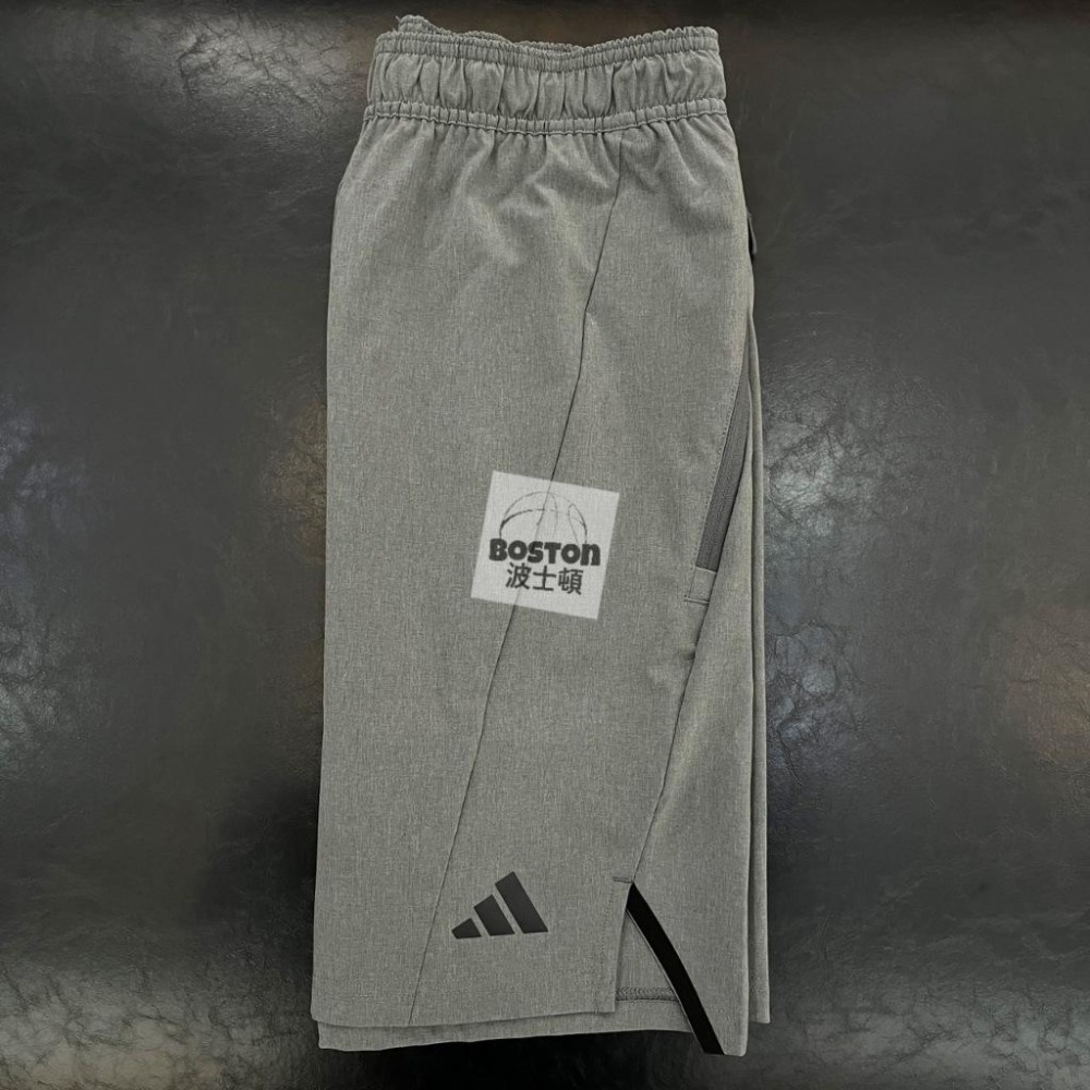 Adidas D4T MEL SHORT 男款 運動短褲 休閒短褲 短褲 透氣 休閒 輕薄 跑步 灰 IN5612-細節圖5
