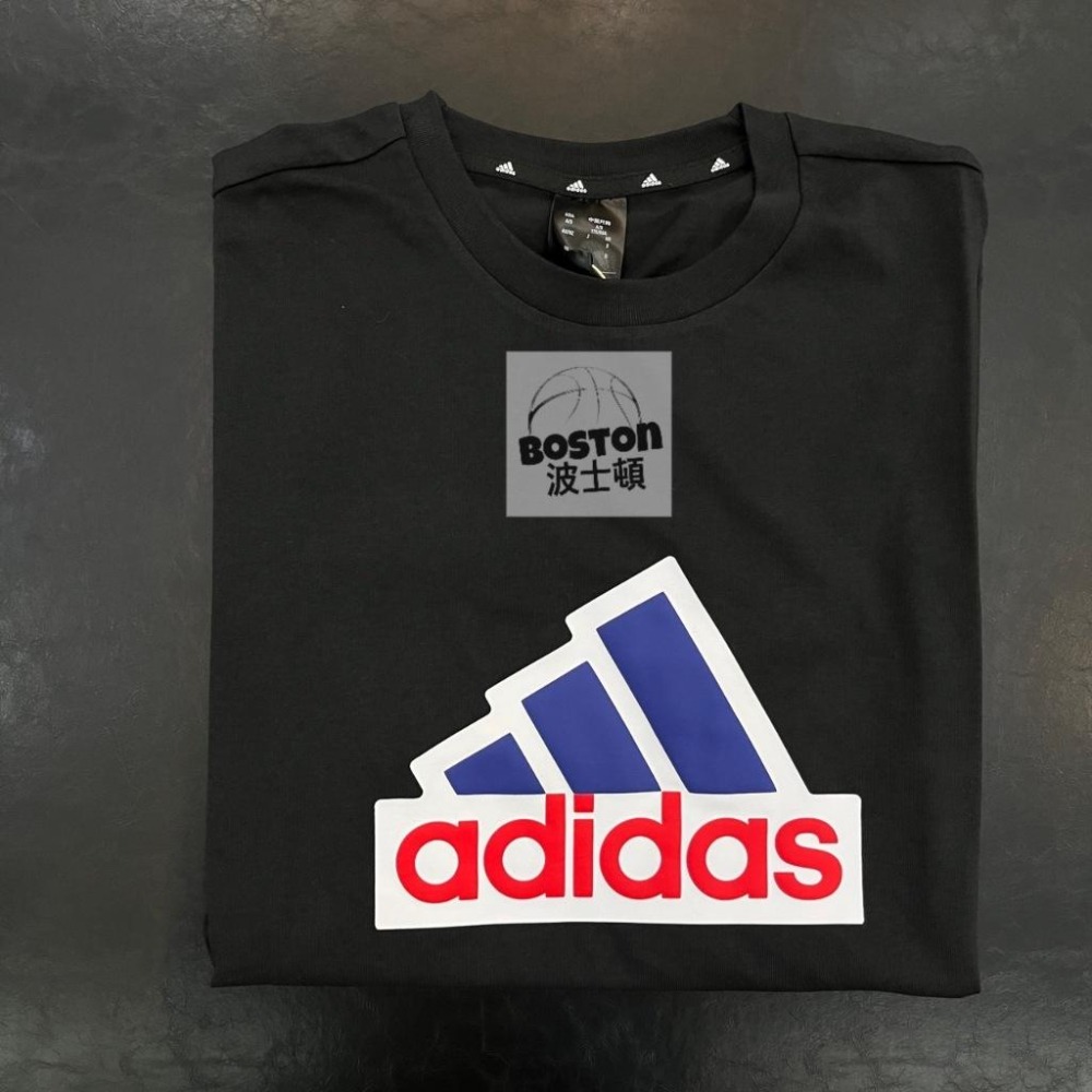ADIDAS FUTURE ICONS 運動 休閒 T恤 短袖 大Logo 男款 白 IS3234 黑 IS9596-細節圖3