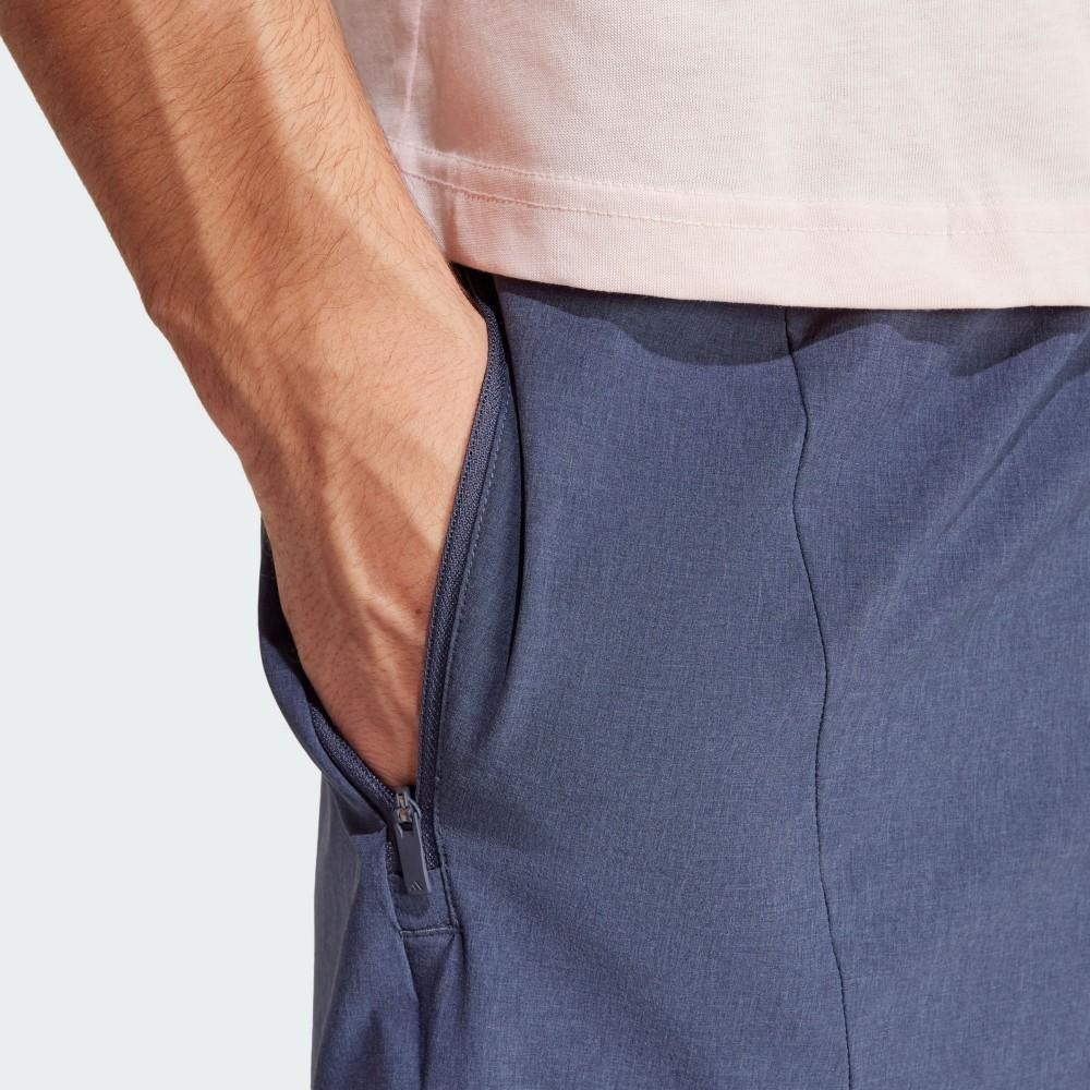 Adidas D4T MEL SHORT SHNAME 男款 短褲 運動褲 輕薄 舒適 透氣 藍 IX9063-細節圖4