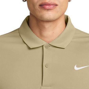 Nike Court Dri-FIT 短袖 運動 休閒 透氣 網球衫 Polo衫 土黃色 DH0857 297-細節圖3