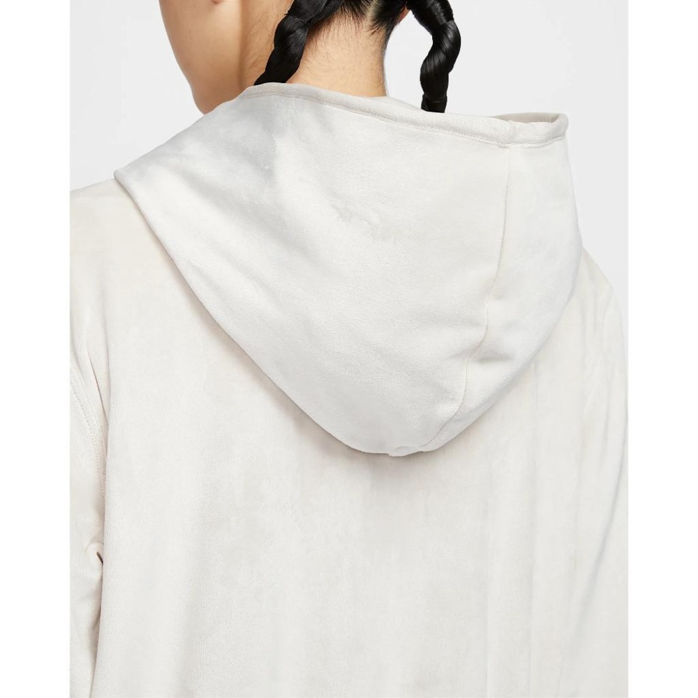 Nike Sportswear Chill Knit 舒適 毛毛 絲絨 外套 HJ0958 米白 104 棕色 233-細節圖7