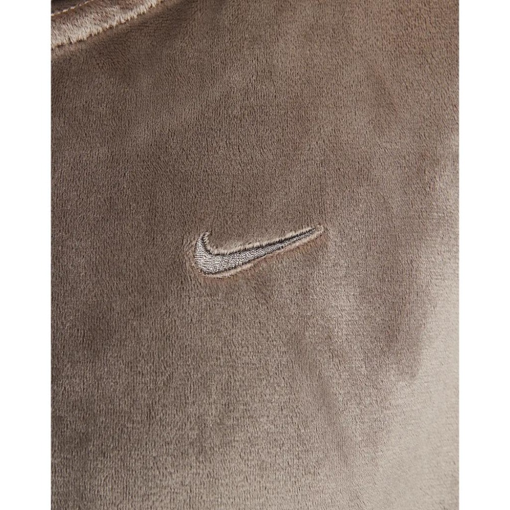 Nike Sportswear Chill Knit 舒適 毛毛 絲絨 外套 HJ0958 米白 104 棕色 233-細節圖8