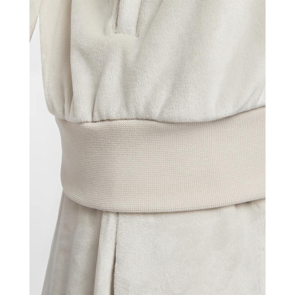 Nike Sportswear Chill Knit 舒適 毛毛 絲絨 外套 HJ0958 米白 104 棕色 233-細節圖9