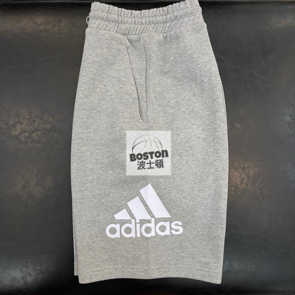 Adidas M MH BOSShortFT 男款 短褲 運動褲 棉褲 經典 愛迪達 灰 IC9403 黑 IC9401-細節圖2