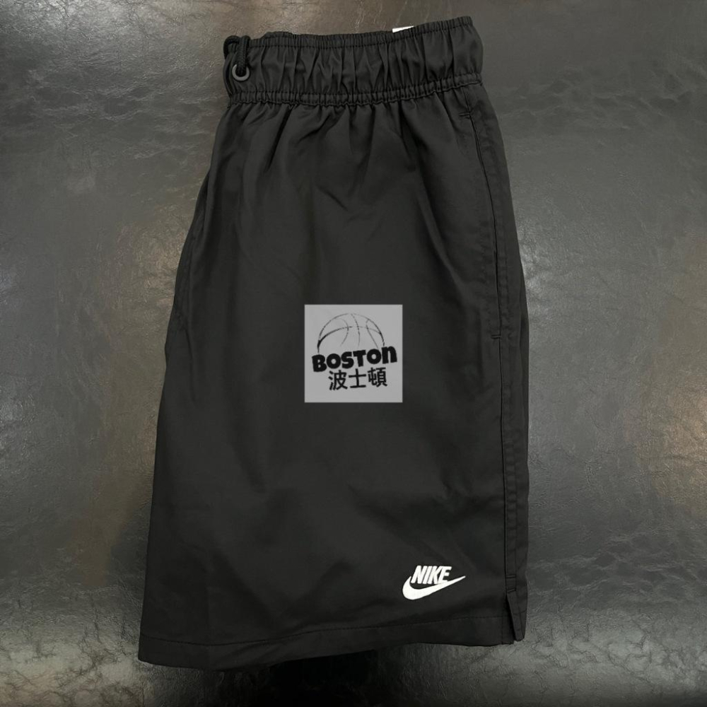 Nike CLUB 梭織 Flow 男款 運動短褲 休閒短褲 短褲 運動 休閒 慢跑 舒適 黑 FN3308 010-細節圖6