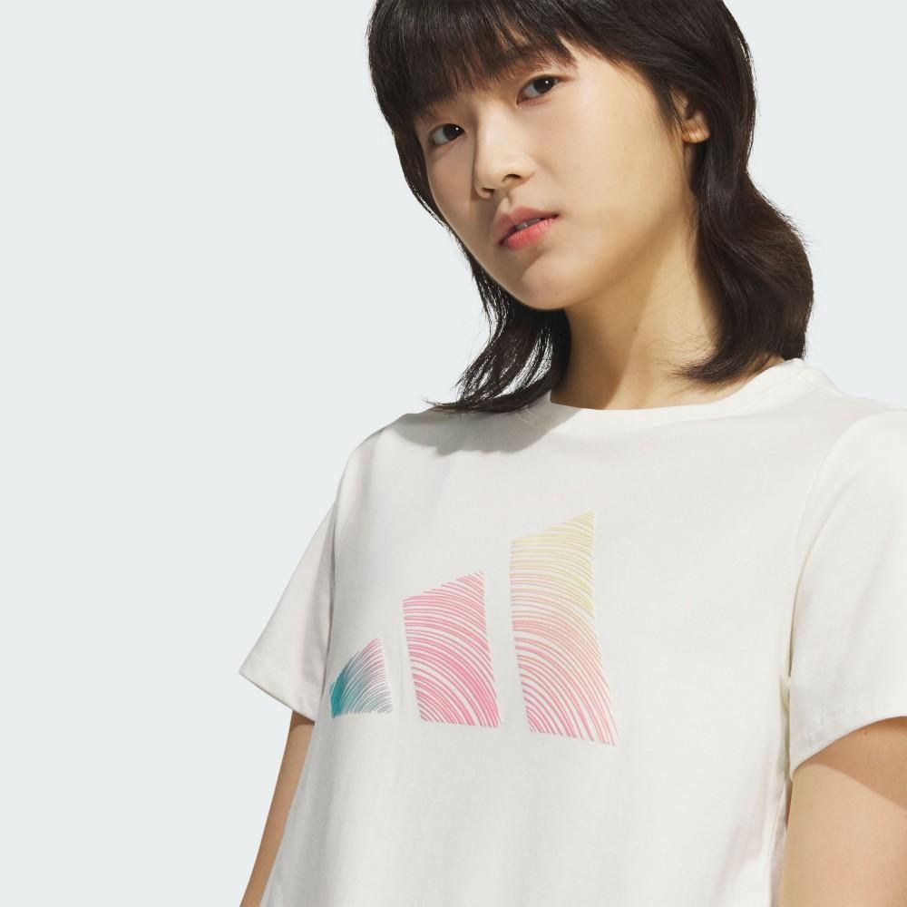 Adidas 大logo 短袖 上衣 運動 休閒 T恤 JL6284 (實體偏黃) JL6285 (實體偏土黃)-細節圖2