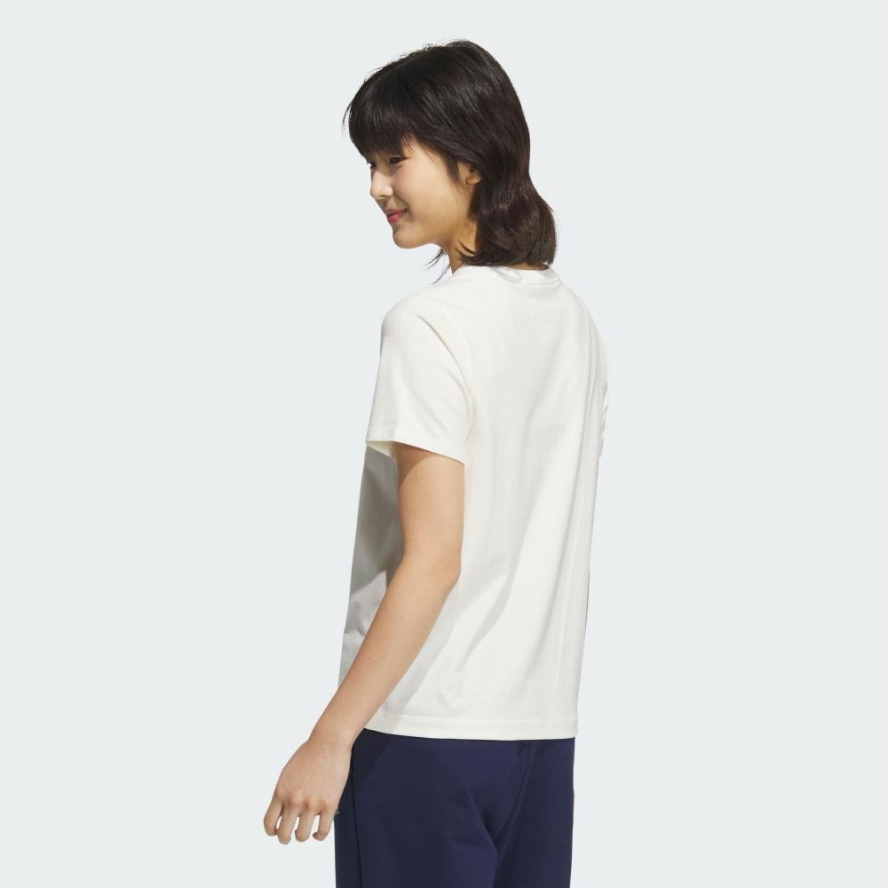 Adidas 大logo 短袖 上衣 運動 休閒 T恤 JL6284 (實體偏黃) JL6285 (實體偏土黃)-細節圖4