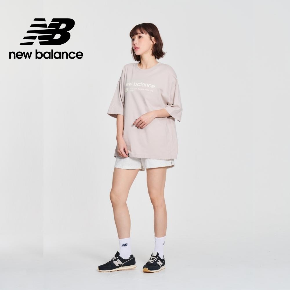 New Balance 女款 上衣 短袖 圓領 美版 百搭 奶茶 WT33534MNK 灰 WT33534AG-細節圖6