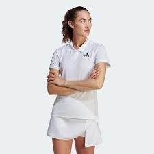 Adidas POLO衫 女款 短袖 上衣 排汗 跑步 輕便 黑HY2702 白HY2703-細節圖6