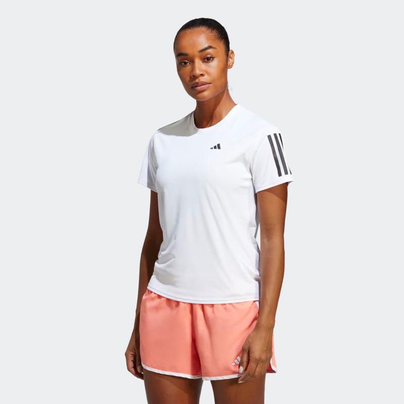 Adidas OWN THE RUN TEE 女 排汗 運動 透氣 反光 白IC5189 黑IC5188 粉IL4128-細節圖4