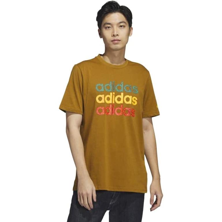 Adidas M MULT G T 男 短袖 上衣 圓領 T-shirt 黑 HS2523 卡其 HS2525-細節圖8