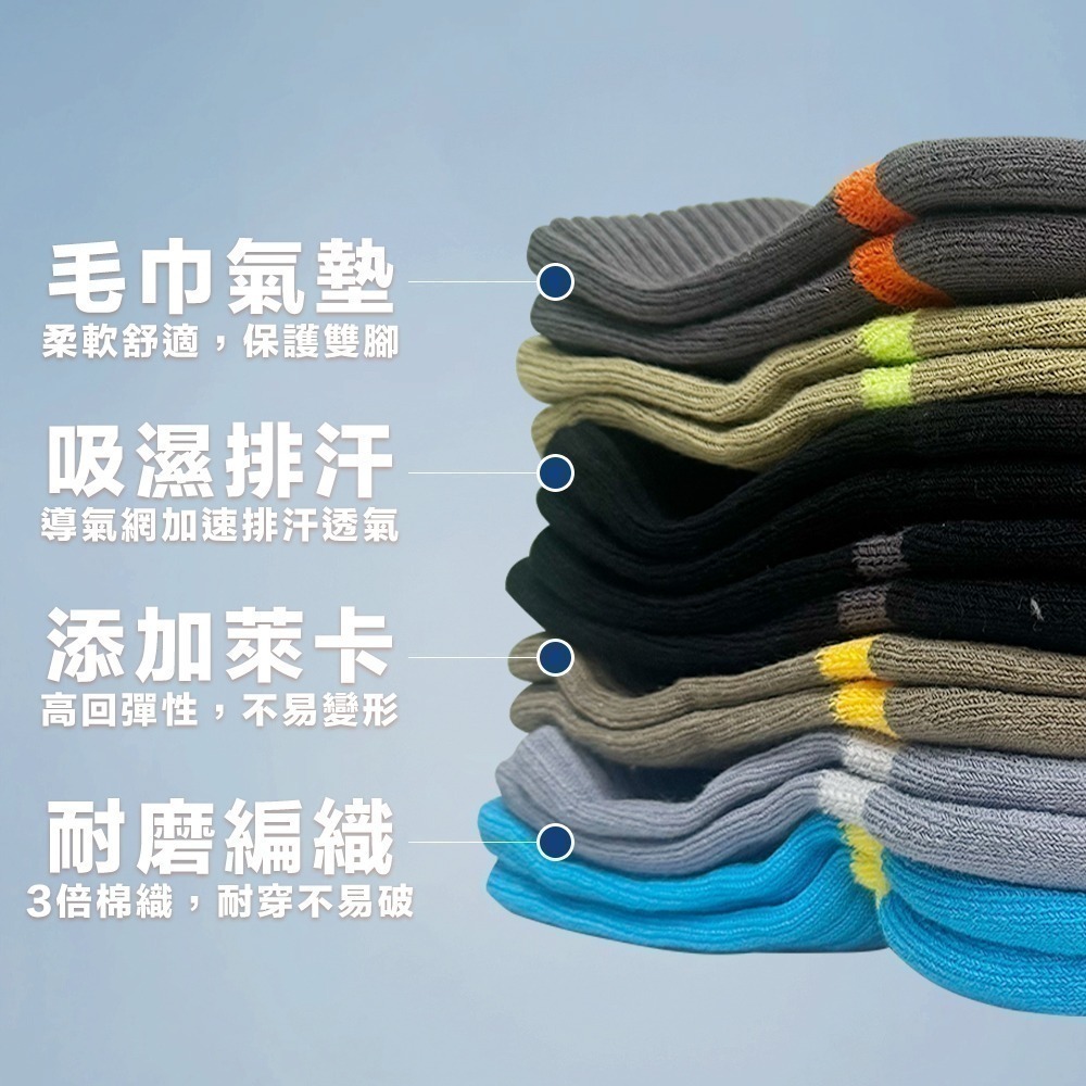 【限時購】(三雙優惠 單雙只要$99) 足弓機能除臭襪 (一件無接單，請以3的倍數下單)-細節圖6