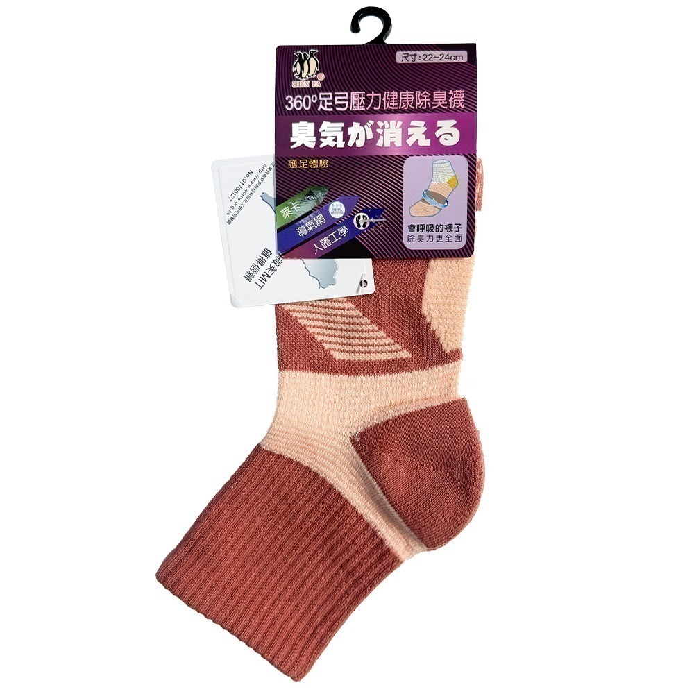 【限時購】(三雙優惠 單雙只要$99) 足弓機能除臭襪 (一件無接單，請以3的倍數下單)-規格圖11