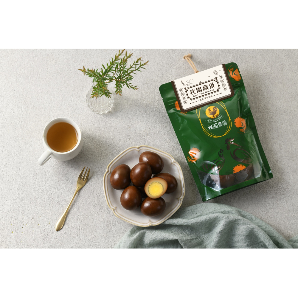 【桂園農場】桂園鐵蛋(4顆裝)-Q彈多汁，不噎喉、不過硬，單顆真空包裝，方便攜帶-細節圖2