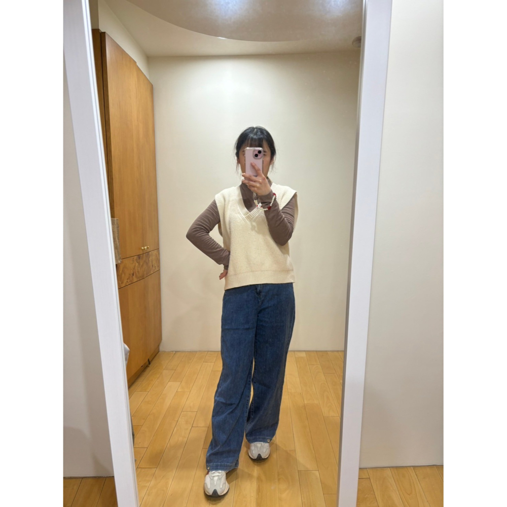 (直播熱銷款)兩穿牛仔寬褲-細節圖2